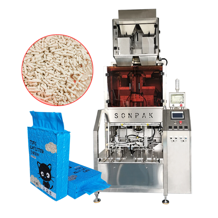 這款貓砂包裝機械設備為企業(yè)提高了10%的生產效率